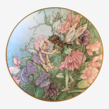 Villeroy & boch plate - the sweet pea fairy in limited edition, numbered 3189