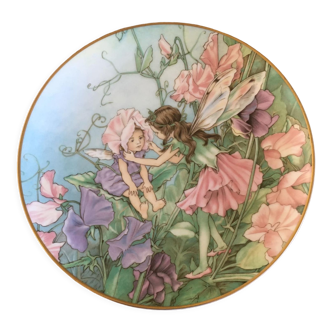 Villeroy & boch plate - the sweet pea fairy in limited edition, numbered 3189