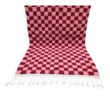 Tapis en laine naturelle tissé main traditionnelle taille 2/3 m