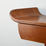 Suspended nightstand of 1960s modernism