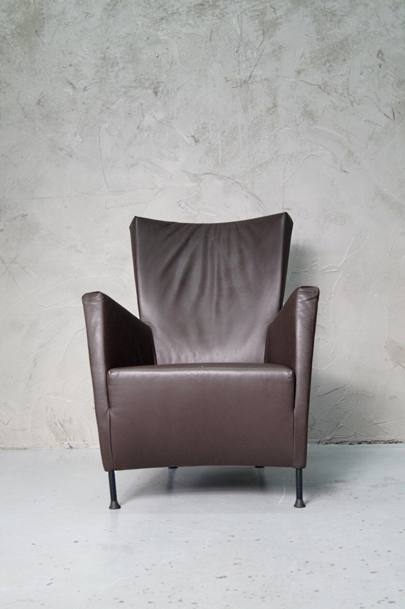Leather Windy easy chair by Gijs Papavoine for Montis, 1990s