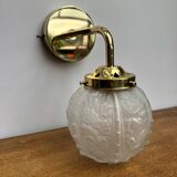 Wall lamp walling elbow globe vintage art deco
