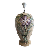 Pied de lampe XL en barbotine de la Maison Chaumette, France vers 1980