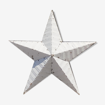 Amish star white 60 cm