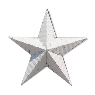 Etoile amish blanche 60 cm
