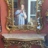 Louis XV style mirror