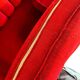 Vintage red baroque armchair / three-seater sofa