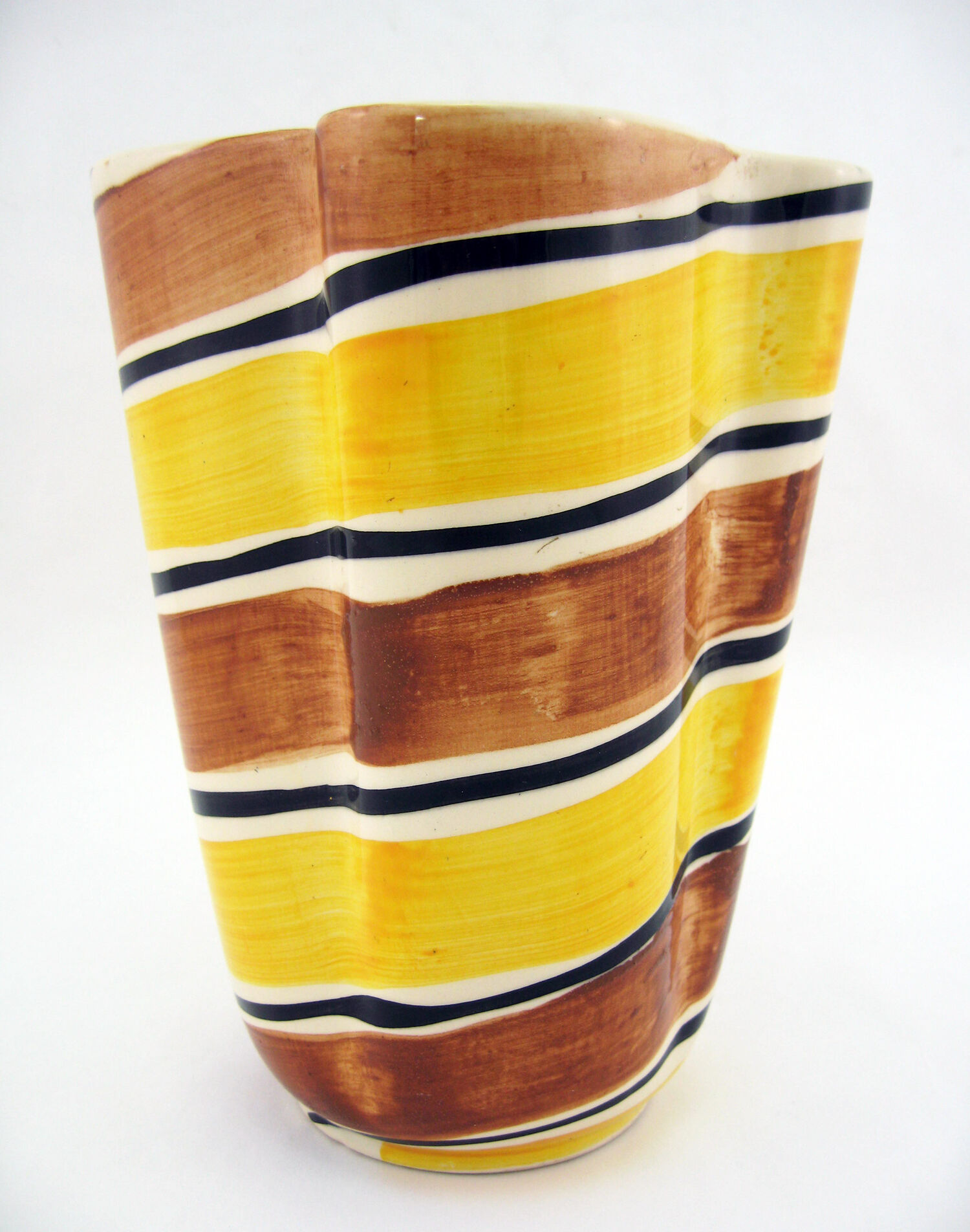 Ceramic handkerchief vase - Poët Laval France - vintage 50s