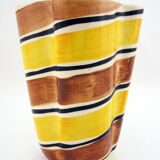 Ceramic handkerchief vase - Poët Laval France - vintage 50s