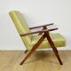 B-310 VAR armchair green olive velvet - light