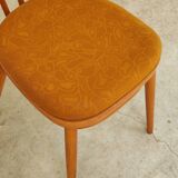 Pair of wooden dining room chairs by Tatra Pravenec 1960