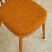 Pair of wooden dining room chairs by Tatra Pravenec 1960