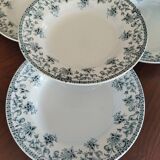 6 St Amand "Jane" iron clay soup plates