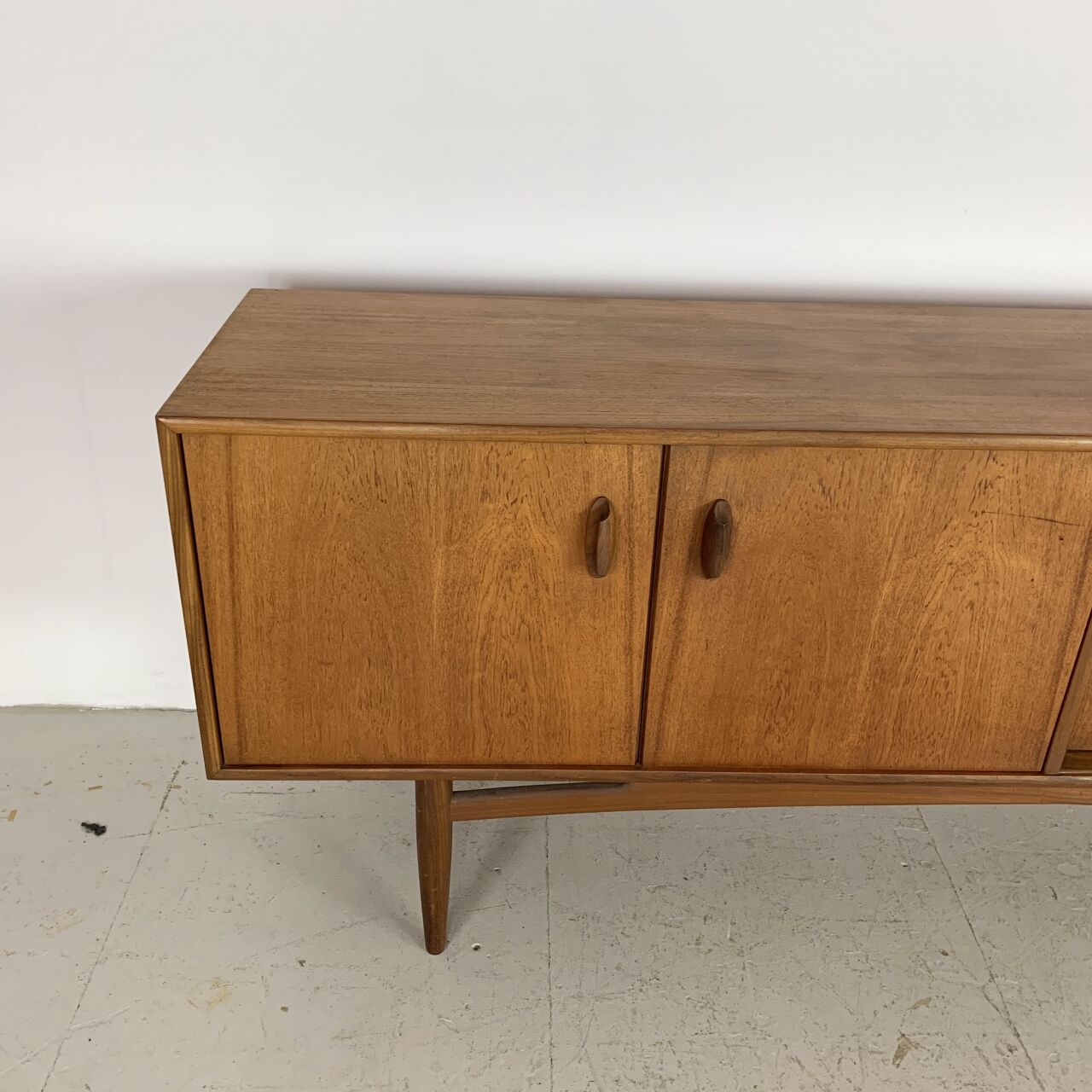 Mid-century teak line by G gold label plan