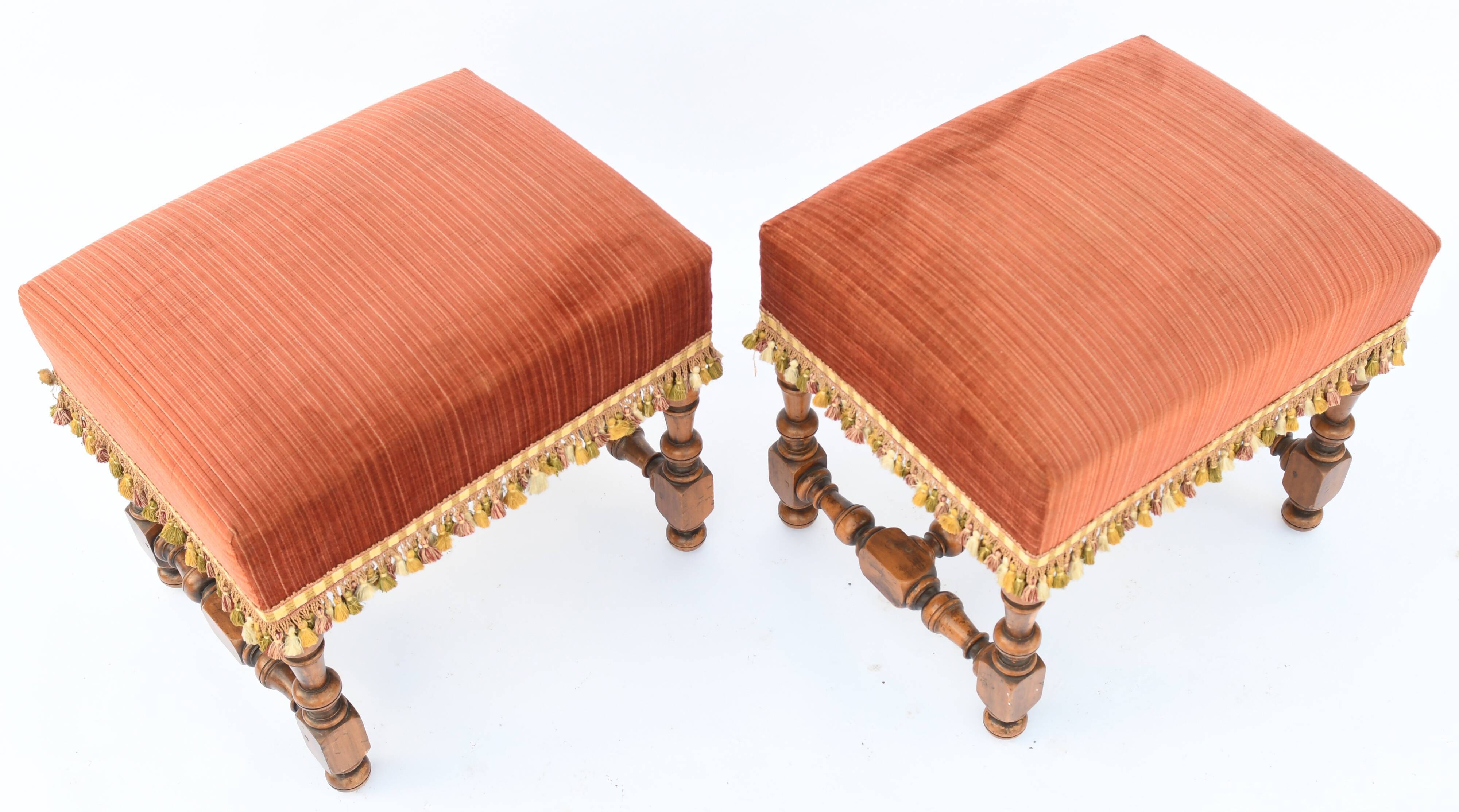 Paire de tabourets