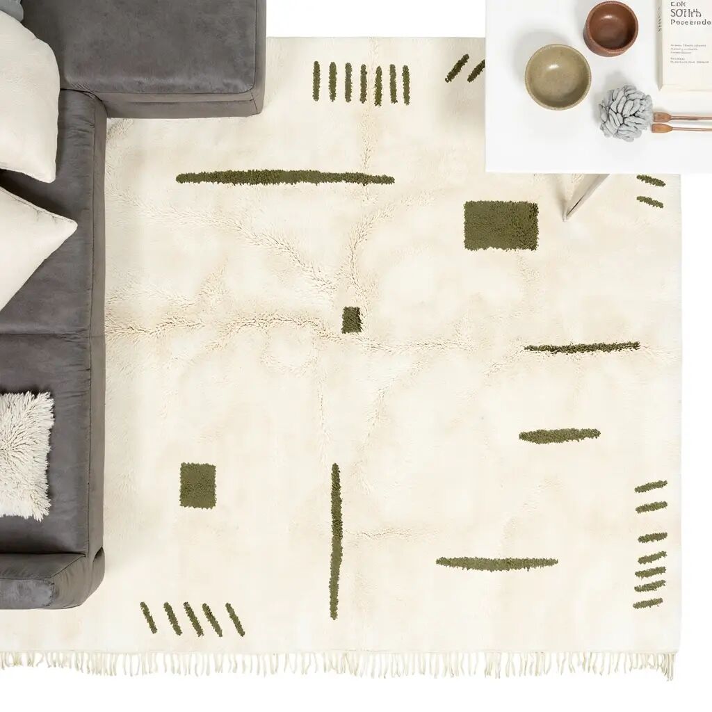 Tapis berbère marocain moderne atlas –250cmx150cm