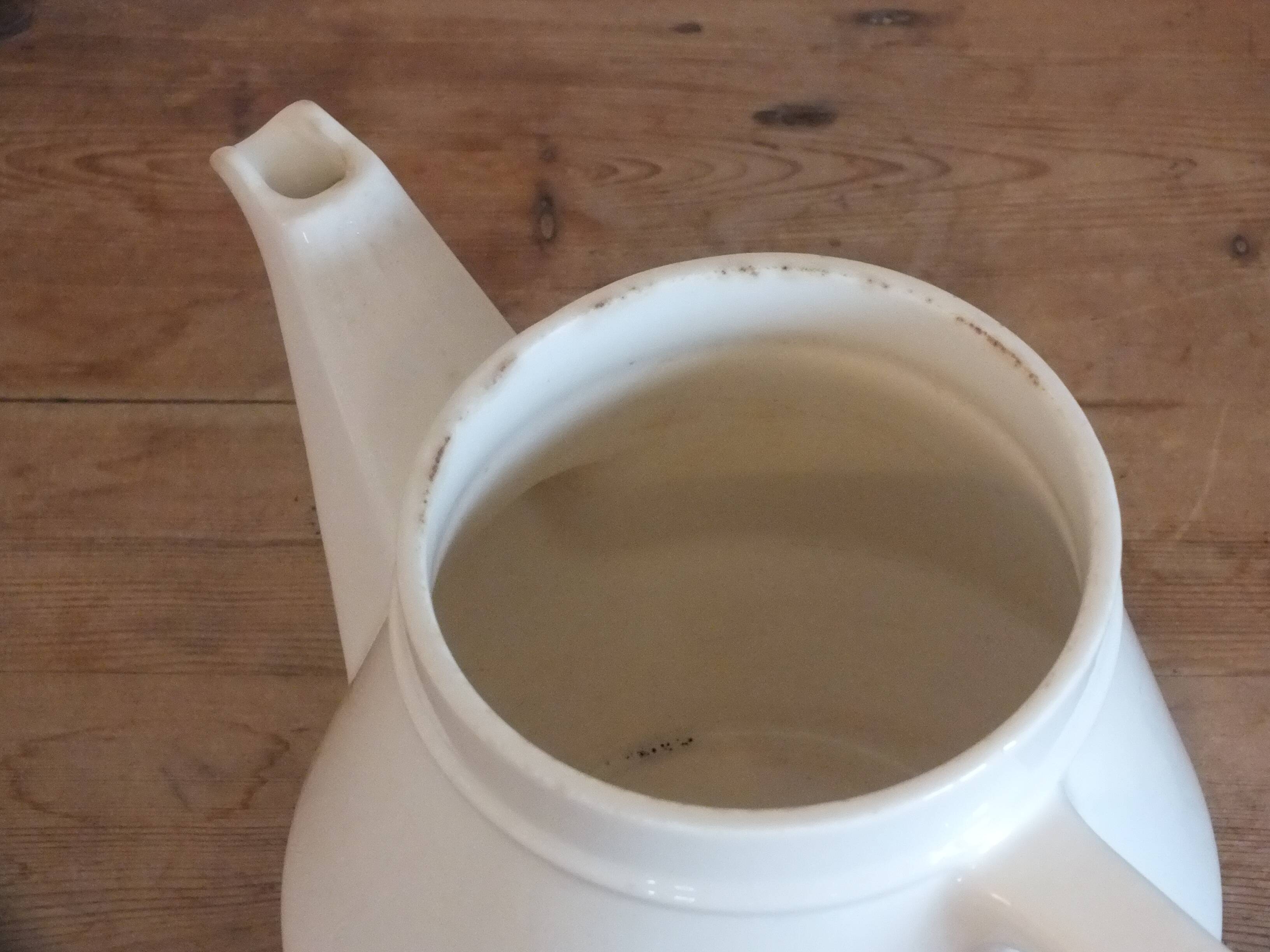 Vintage white Villeroy and Boch Mettlach teapot
