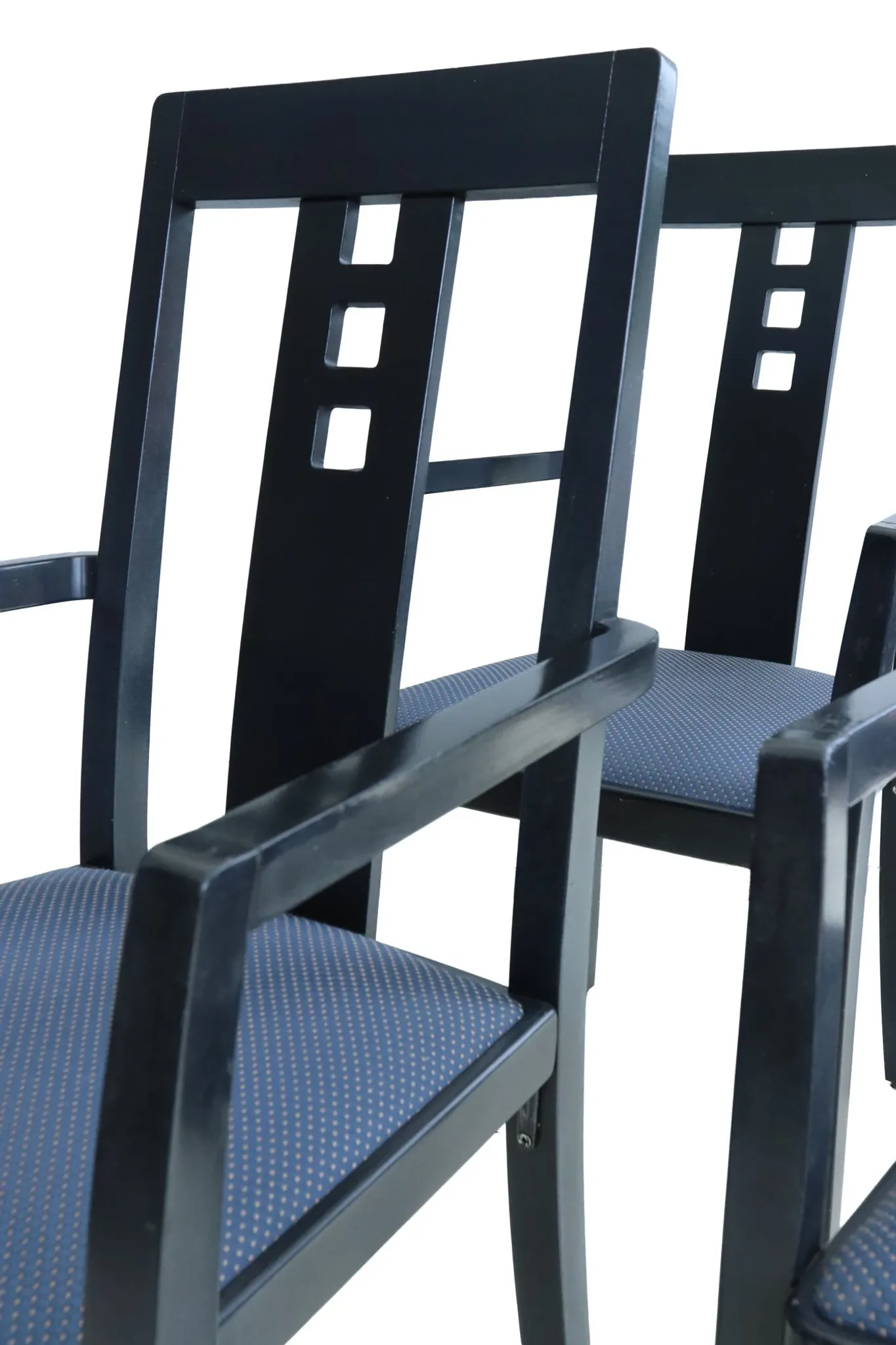 Set of four Thonet 676 PF armchairs designed by Charles Rennie Mackintosh