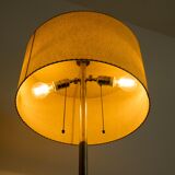1930s Floor Nickel Lamp with Side Table – Functionalism, Bauhaus