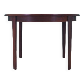 Round rosewood table, Danish design, 1960s, production: Denmark