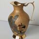 Pitcher, Hand painted brass jug