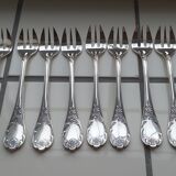 12 fourchettes a huitres Christofle marly