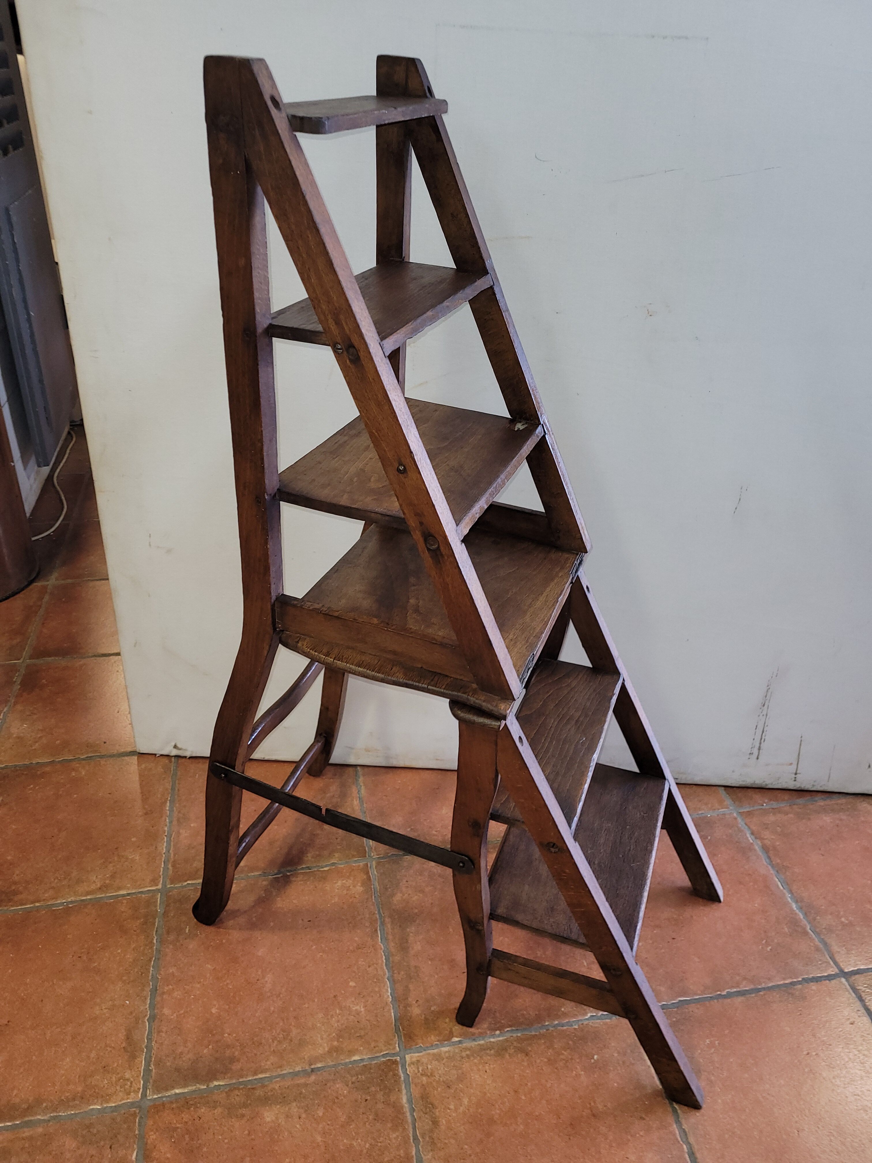 Antique stepladder chair