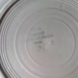 2 assiettes Sarreguemines, décor floral vintage