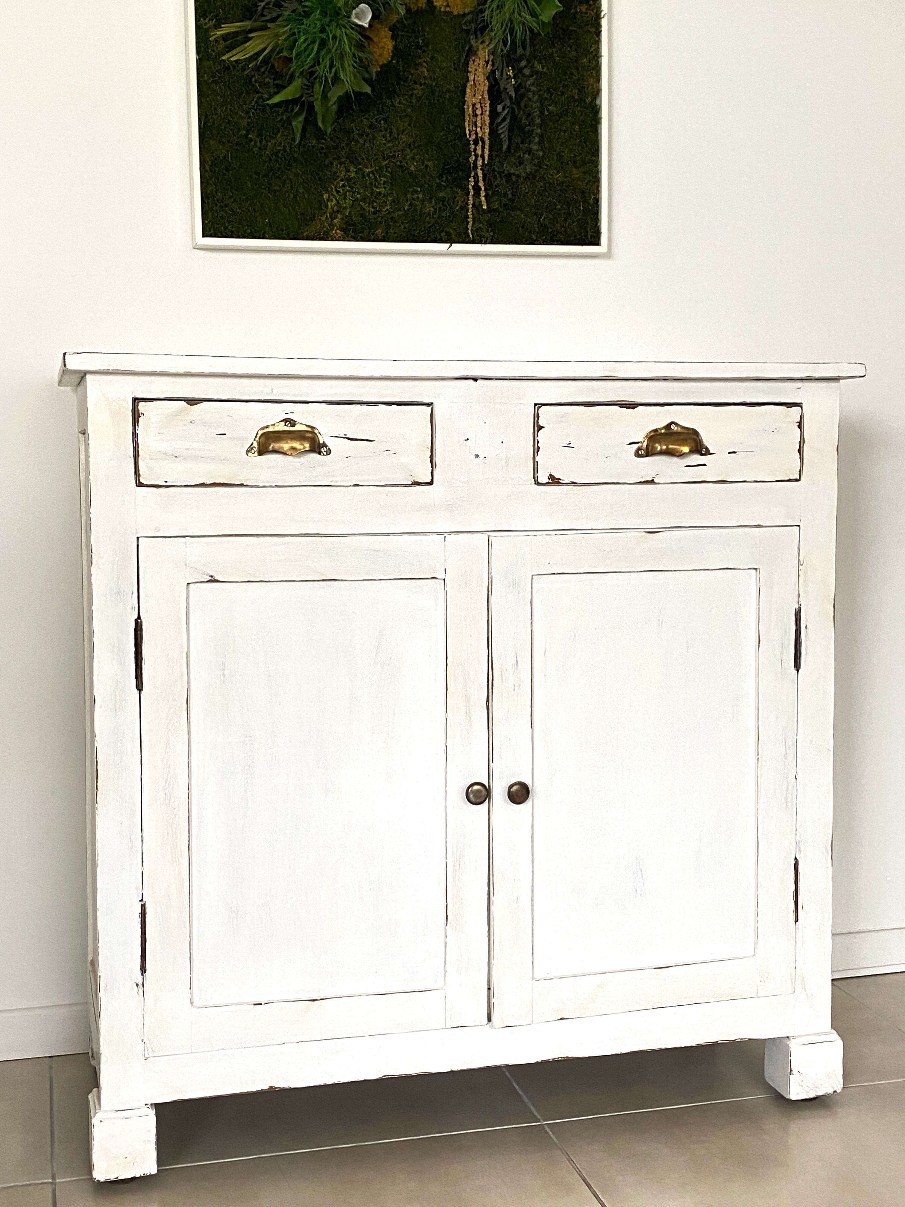 White Parisian buffet