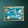 Ancient fibreglass plateau – Bamboo and rattan frame – Bird decor
