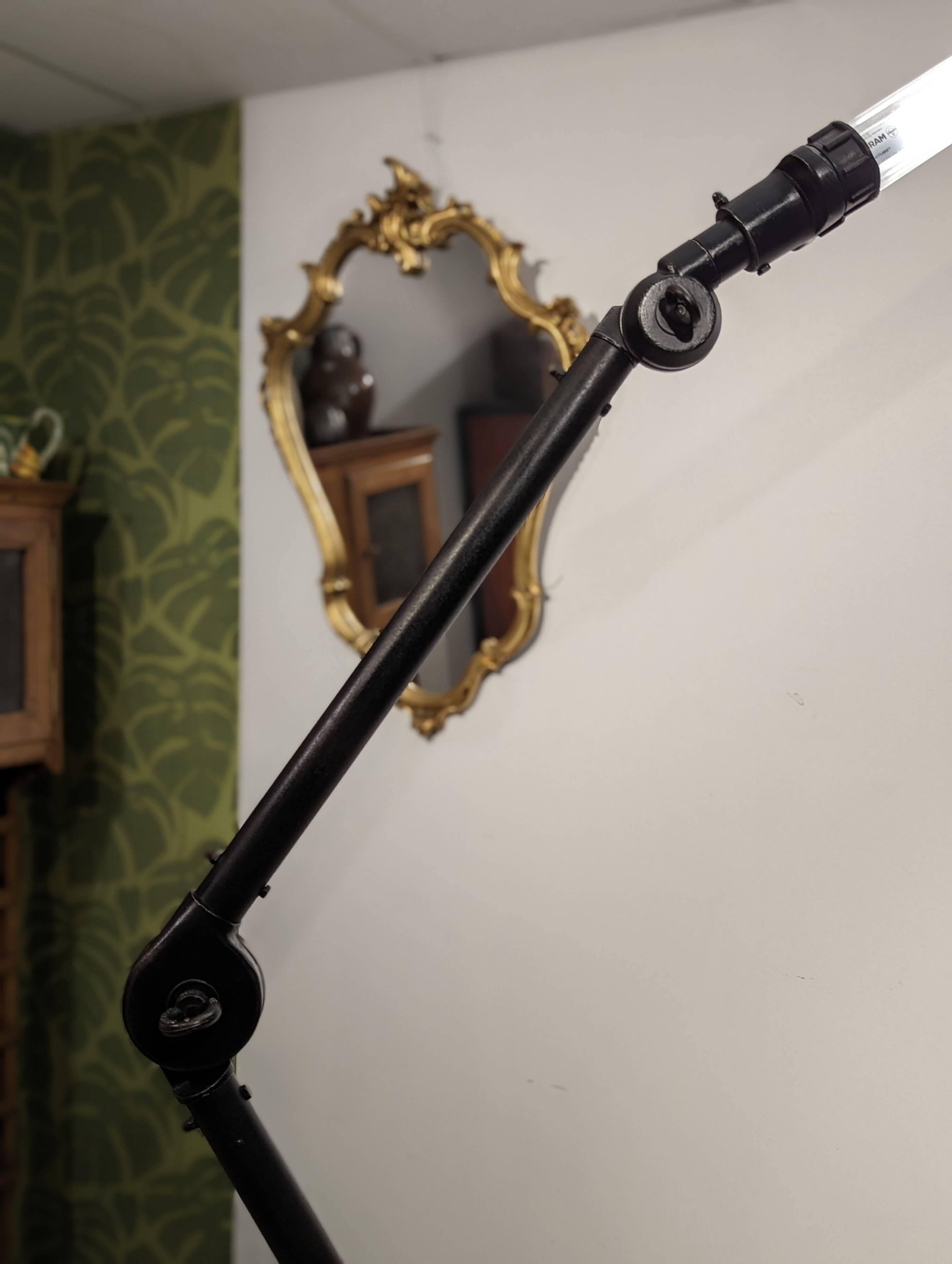 Toulemonde industrial floor lamp aeronautical garage