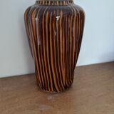 Vase Sarreguemines domino