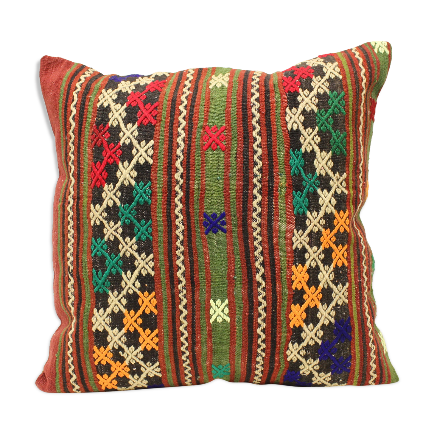60x60 cm Kilim Cushion,Vintage Cushion Cover