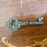 Game table Louis XV style, Napoleon III period (bronze fall and bronze belt, marqueteri