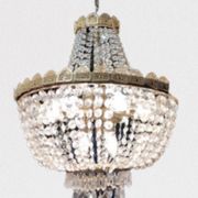 Lustre en cristal, suspension en cristal