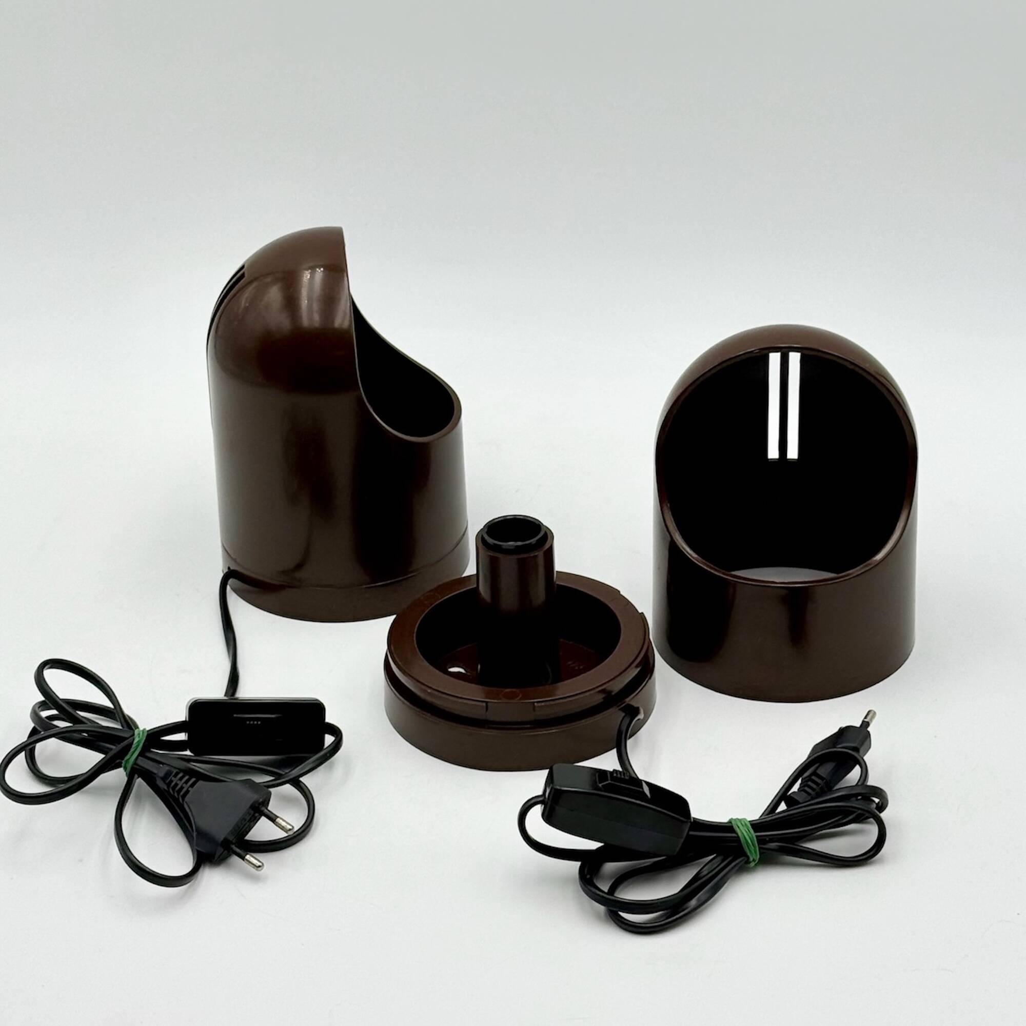 Pair of Space Age Lamps by Siberin Caronno, Italy 1970s