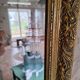 Rectangular gold mirror