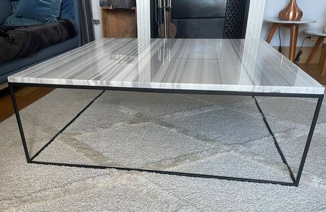 Marble coffee table