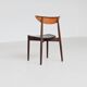 Harry Ostergaard pair of dining chairs rosewood Randers Denmark 1960