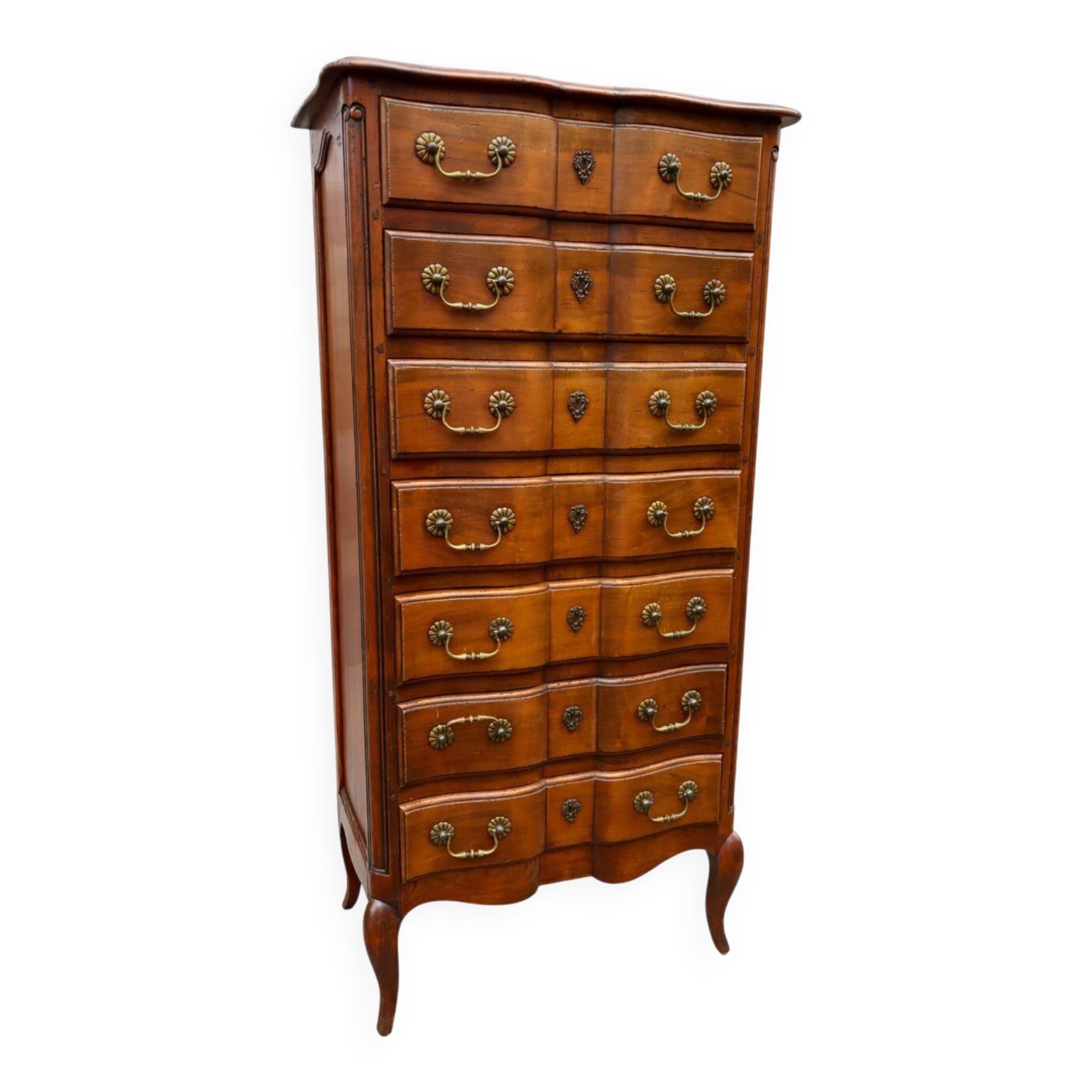 Louis XV Bow-Shape Chest of Drawers