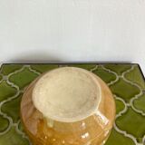 Enamelled stoneware cup bowl