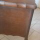 Commode bar en chêne à roulettes