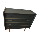 Dark green vintage dresser.