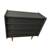 Dark green vintage dresser.