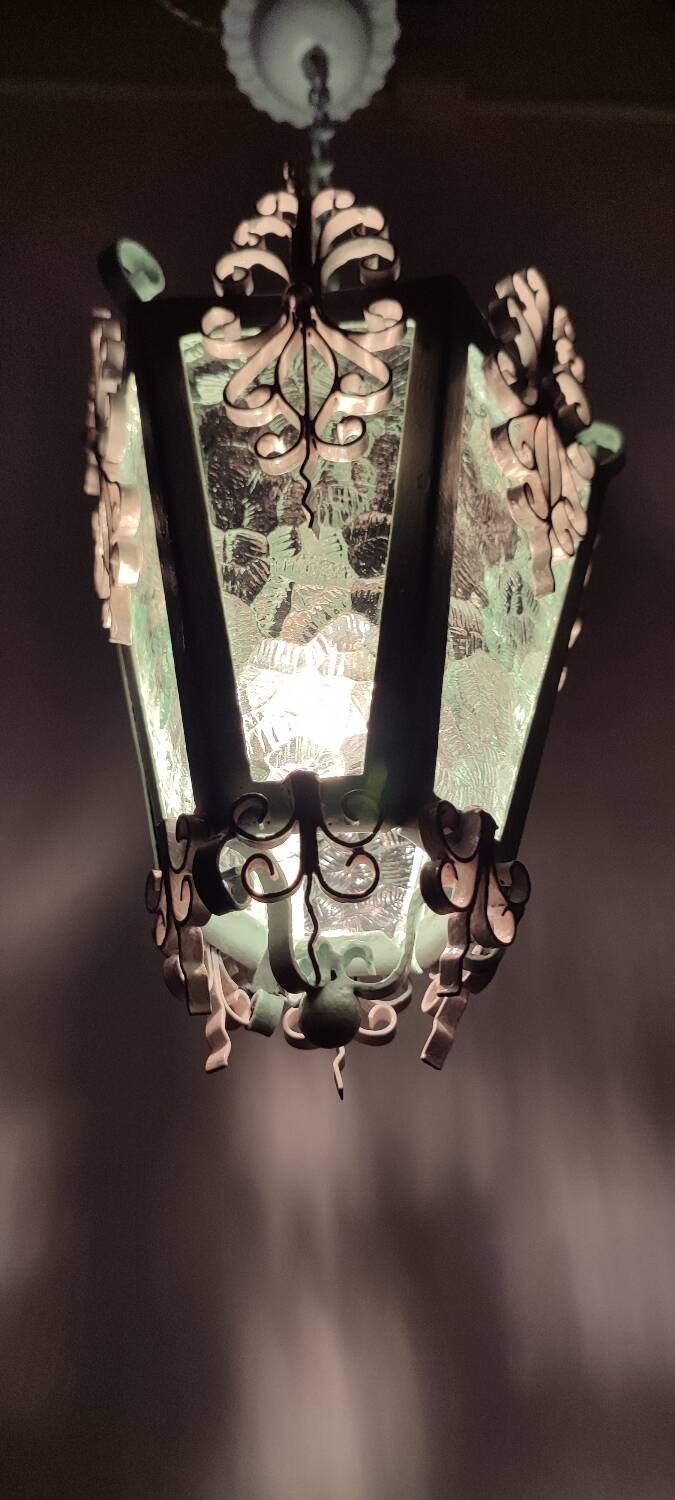 Plafonnier ou lanterne. Espagne, années 1980.