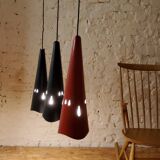 Vintage perforated metal suspensions