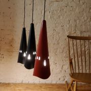 Vintage perforated metal suspensions