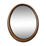 Vintage oval mirror from the 70s 37x47cm