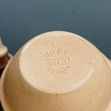 Lot of bowls in seddles Gien