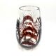 Vase en cristal, julia glassworks, pologne, années 1960